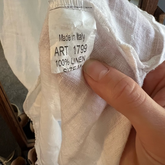 Cottage 100% Linen Midi dress - Picture 6 of 7